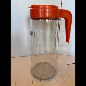 Vintage Tang Glass Pitcher